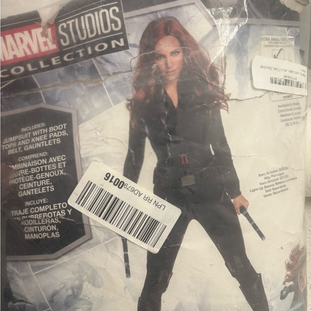 Amazon Black Widow Costume - Black and Red